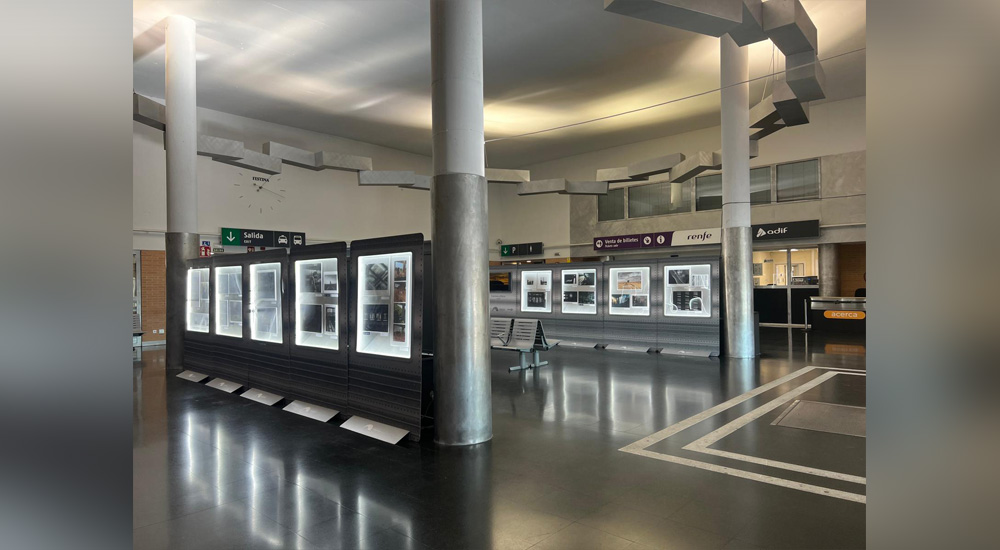 Llega a la estaci�n de Huesca la exposici�n fotogr�fica �Caminos de Hierro�